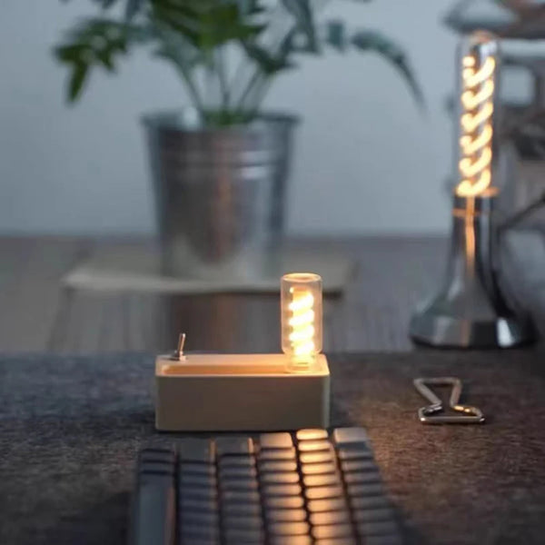 1 قطعة اليدوية DIY التخييم ضوء LED مرنة الرجعية USB ضوء لمبة للإضاءة اليومية مصباح جو فقاعة